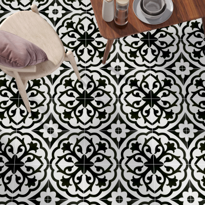 London Mono Rustic Porcelain Tile-Patterned
